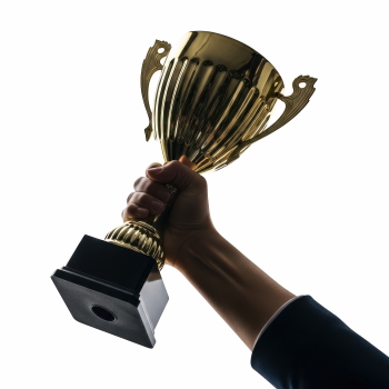 Hands Raise Cup & Medals 25xPNG