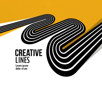 3D Curved Lines with linear Perspective Abstract Backgrounds 25xAI