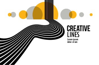 3D Curved Lines with linear Perspective Abstract Backgrounds 25xAI