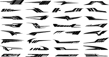 Car Side Stripes #1, 29xAI Car Side Stripes #1, 29xAI