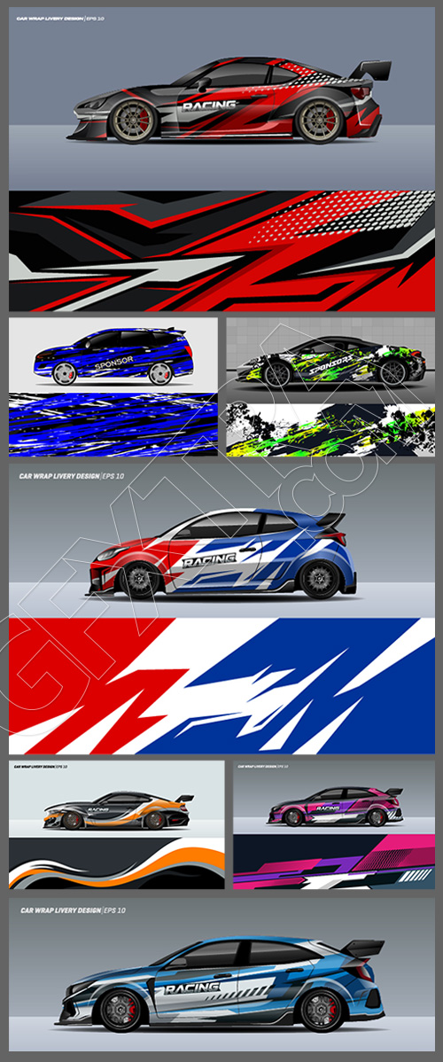 Car Side Stripes #3, 29xAI