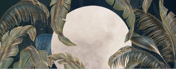 Abstract Botanical Art Backgrounds 25xAI