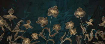 Abstract Botanical Art Backgrounds 25xAI