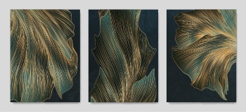 Abstract Botanical Art Backgrounds 25xAI