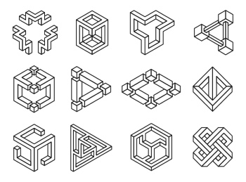 Isometric Brutal Design Elements 28xAI