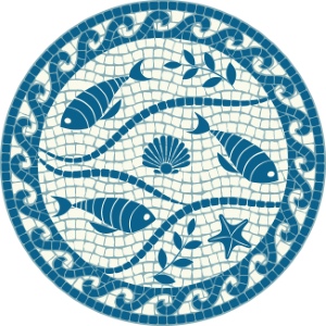 Roman Byzantine Mosaic Ceramics Ornamental Designs #2, 27xAI Roman Byzantine Mosaic Ceramics Ornamental Designs #2, 27xAI