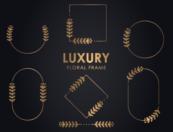 Wedding Monograms, Floral Frames & Wreaths #1, 25xAI