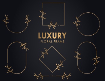 Wedding Monograms, Floral Frames & Wreaths #1, 25xAI