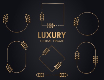 Wedding Monograms, Floral Frames & Wreaths #1, 25xAI