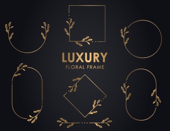 Wedding Monograms, Floral Frames & Wreaths #1, 25xAI