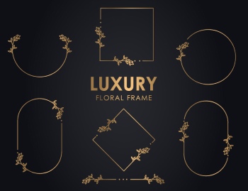 Wedding Monograms, Floral Frames & Wreaths #1, 25xAI