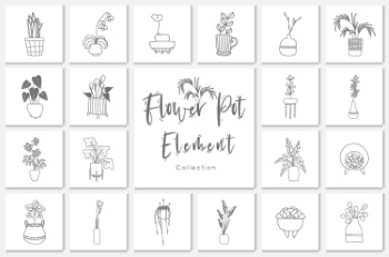 Wedding Monograms, Floral Frames & Wreaths #2, 27xAI