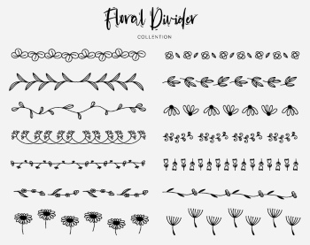 Wedding Monograms, Floral Frames & Wreaths #2, 27xAI