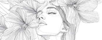 Artistic Woman Face Illustrations #1, 25xAI