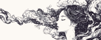 Artistic Woman Face Illustrations #1, 25xAI