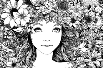 Artistic Woman Face Illustrations #1, 25xAI