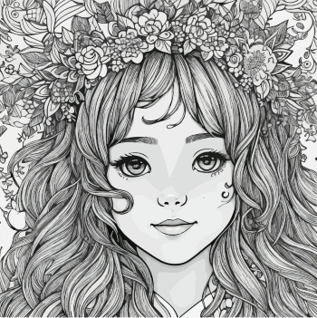 Artistic Woman Face Illustrations #1, 25xAI