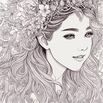 Artistic Woman Face Illustrations #1, 25xAI
