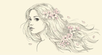 Artistic Woman Face Illustrations #2, 25xAI