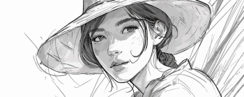 Artistic Woman Face Illustrations #2, 25xAI