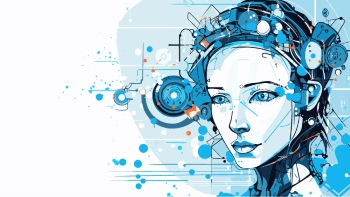 Artistic Woman Face Illustrations #3, 25xAI