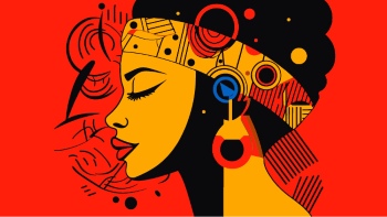 Artistic Woman Face Illustrations #4, 25xAI