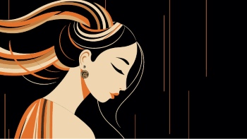 Artistic Woman Face Illustrations #4, 25xAI