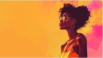 Artistic Woman Face Illustrations #4, 25xAI