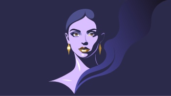 Artistic Woman Face Illustrations #4, 25xAI