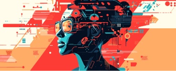 Artistic Woman Face Illustrations #5, 25xAI