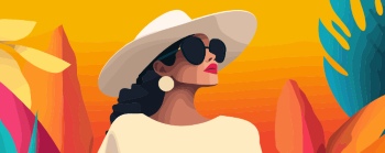 Artistic Woman Face Illustrations #5, 25xAI
