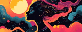Artistic Woman Face Illustrations #5, 25xAI