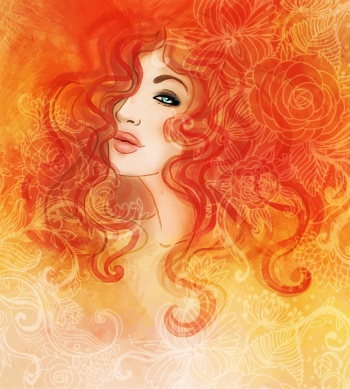 Artistic Woman Face Illustrations #6, 25xAI