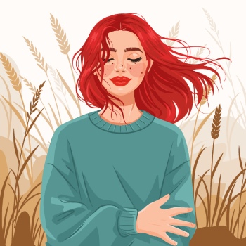 Artistic Woman Face Illustrations #6, 25xAI