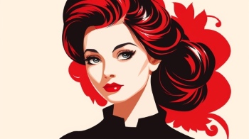 Artistic Woman Face Illustrations #6, 25xAI