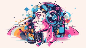 Artistic Woman Face Illustrations #6, 25xAI
