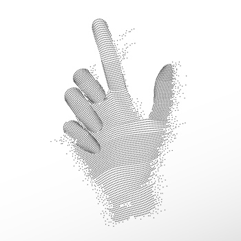 Futuristic Backgrounds - Polygonal Hands 36xAI
