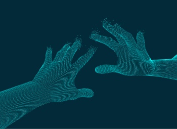 Futuristic Backgrounds - Polygonal Hands 36xAI