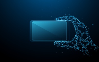 Futuristic Backgrounds - Polygonal Hands 36xAI