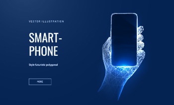 Futuristic Backgrounds - Polygonal Hands 36xAI