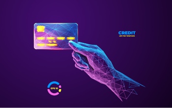 Futuristic Backgrounds - Polygonal Hands 36xAI