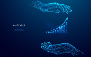 Futuristic Backgrounds - Polygonal Hands 36xAI