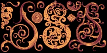 Baroque Victorian Frames, Borders & Patterns #1, 29xAI