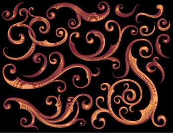 Baroque Victorian Frames, Borders & Patterns #1, 29xAI