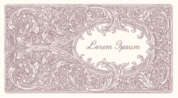 Baroque Victorian Frames, Borders & Patterns #2, 25xAI