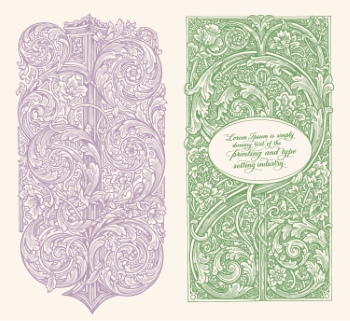 Baroque Victorian Frames, Borders & Patterns #2, 25xAI
