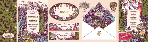 Floral Spring Frame Invite & Posters 26xAI Floral Spring Frame Invite & Posters 26xAI