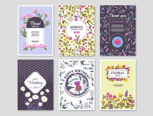 Floral Spring Frame Invite & Posters 26xAI Floral Spring Frame Invite & Posters 26xAI