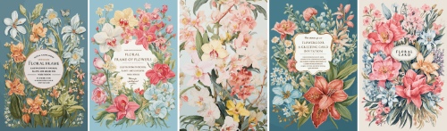 Floral Spring Frame Invite & Posters 26xAI Floral Spring Frame Invite & Posters 26xAI