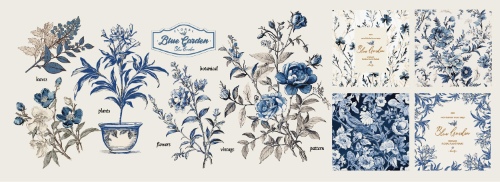 Floral Spring Frame Invite & Posters 26xAI Floral Spring Frame Invite & Posters 26xAI
